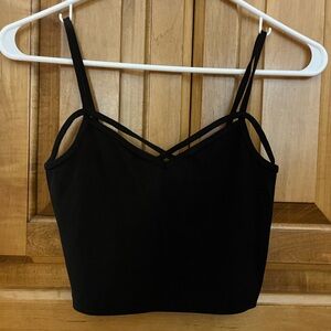 Small Black Crop Top